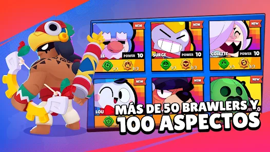 muchos brawlers y aspectos